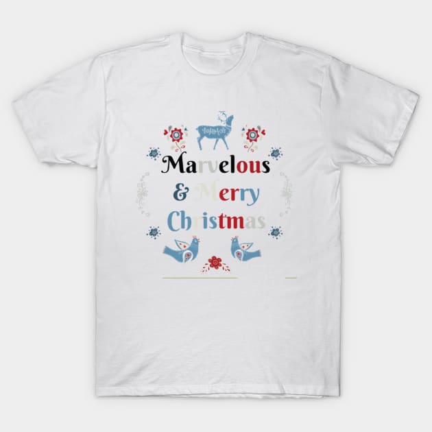 Merry Christmas T-Shirt by Artistic Design